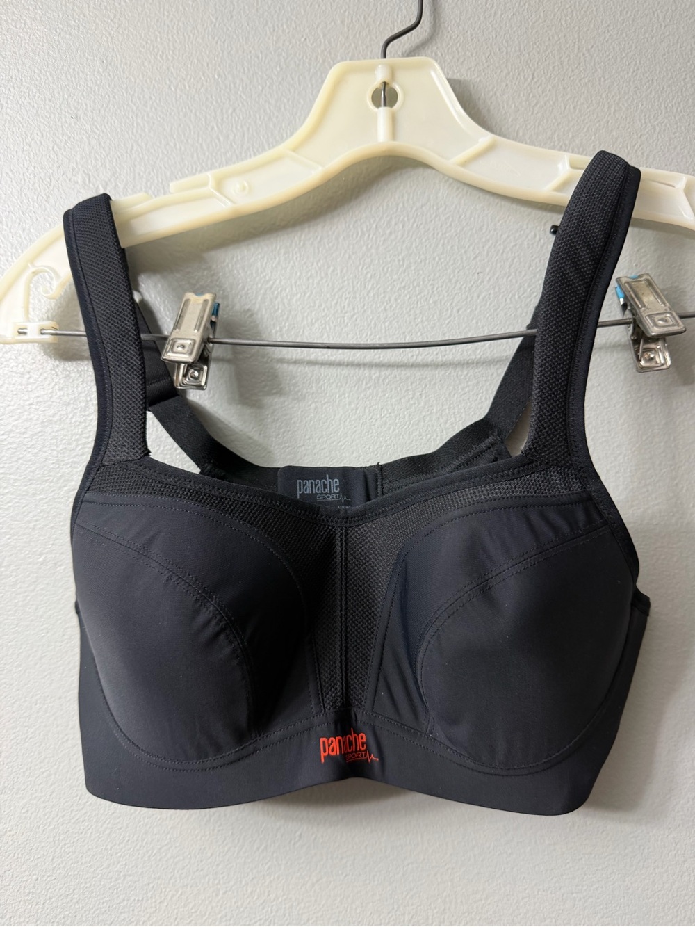 Panache Sport Black Activewear sports bra 34c
